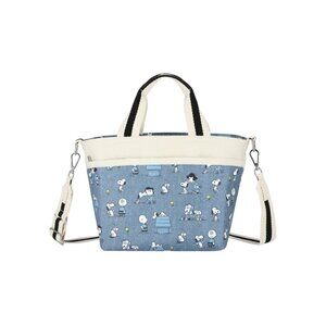 LeSportsac × Peanuts / Snoopy Happy Pals Bucket Tote NWT